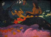 Paul Gauguin By the Sea oil